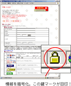 SSL対応イメージ画面